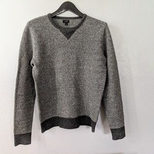 J Crew grey wool sweater